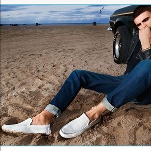 Steve Madden White Leather Loafers